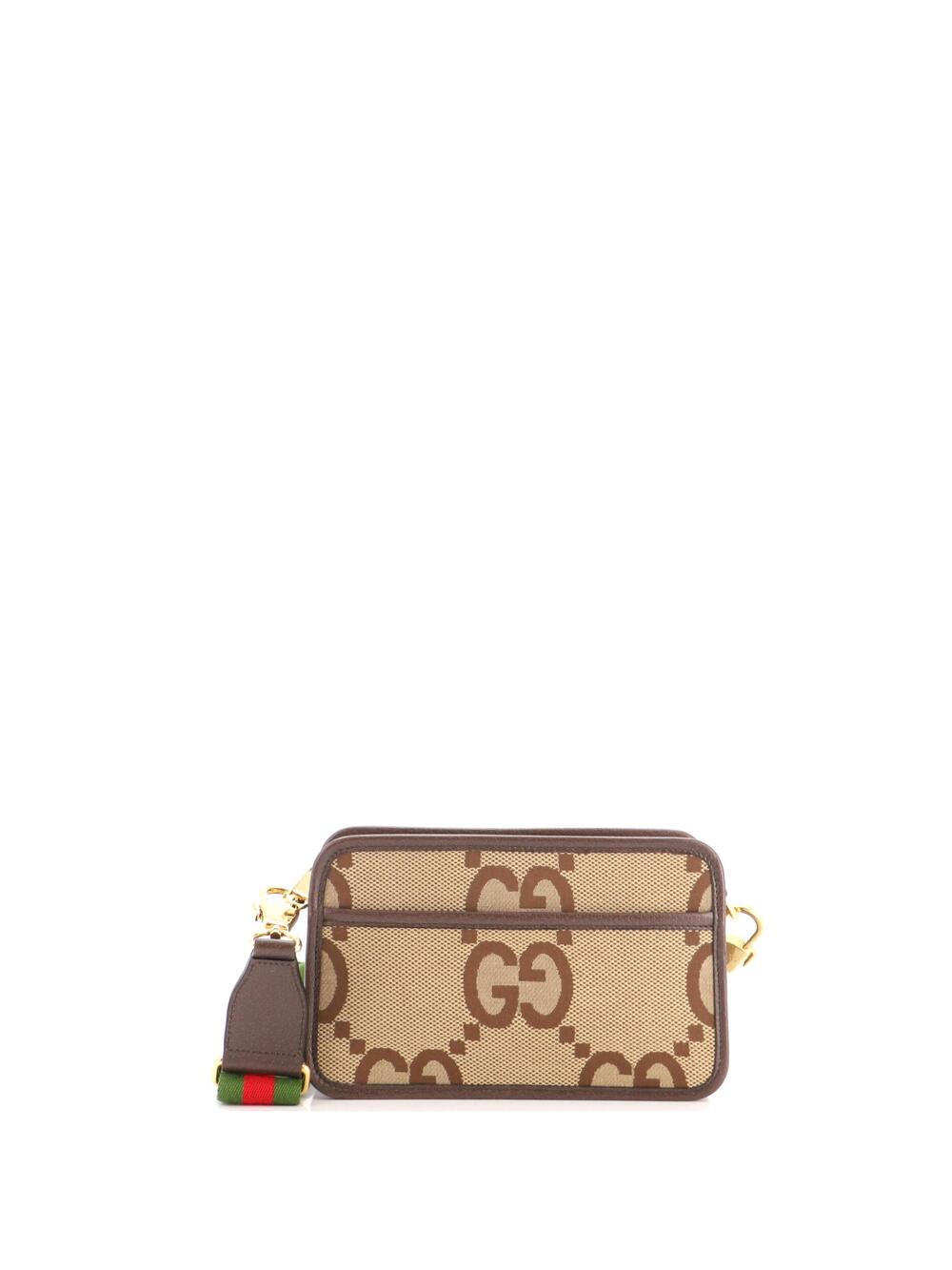 Gucci Camera Bag Jumbo Gg Canvas Mini #370335G11B